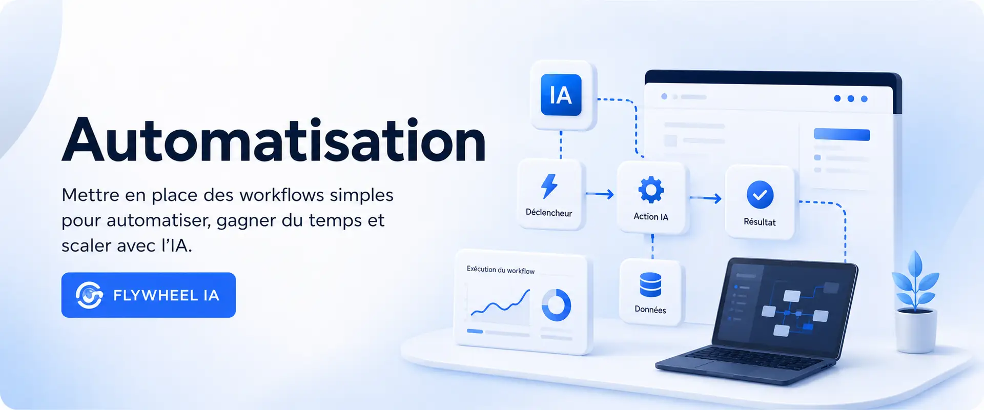 Automatisation IA avec Flywheel IA : créer des workflows simples et gagner du temps avec l’intelligence artificielle