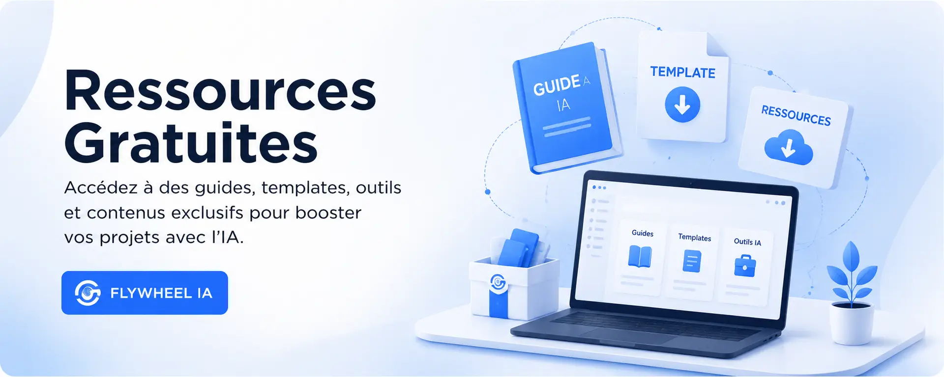 Ressources gratuites Flywheel IA : prompts IA, idées de contenu et outils utiles pour créer plus vite