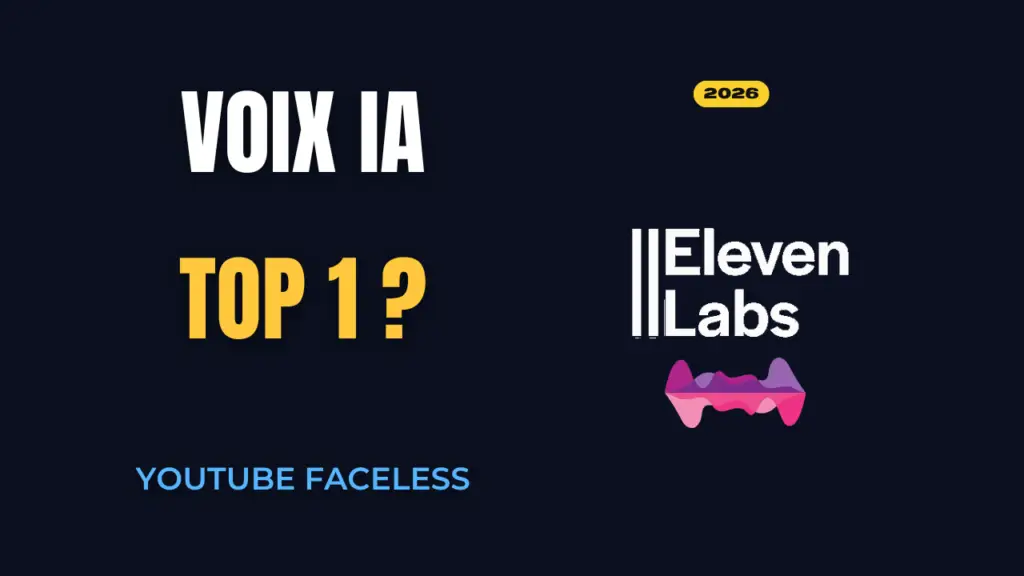 Illustration d’un avis sur ElevenLabs et la voix IA pour YouTube faceless en 2026